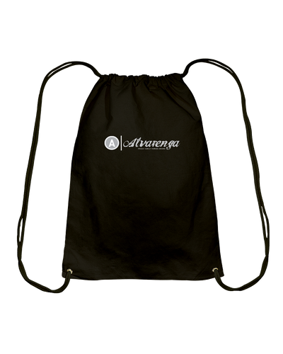 Family Famous Alvarenga Sketchsig Cotton Drawstring Backpack