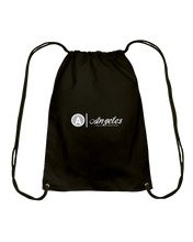 Family Famous Angeles Sketchsig Cotton Drawstring Backpack