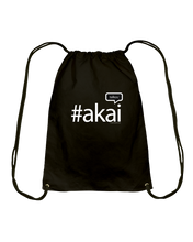 Family Famous Akai Talkos Cotton Drawstring Backpack