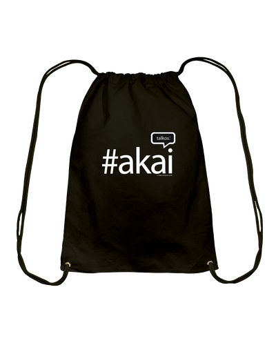 Family Famous Akai Talkos Cotton Drawstring Backpack