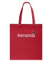 Family Famous Amanda Talkos Canvas Shopping Tote