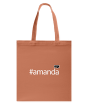 Family Famous Amanda Talkos Canvas Shopping Tote