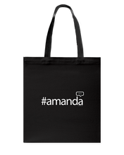 Family Famous Amanda Talkos Canvas Shopping Tote