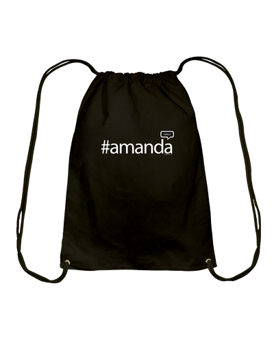 Family Famous Amanda Talkos Cotton Drawstring Backpack