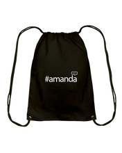 Family Famous Amanda Talkos Cotton Drawstring Backpack