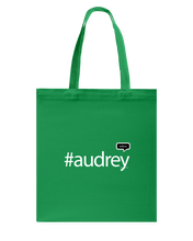 Family Famous Audrey Talkos Canvas Shopping Tote