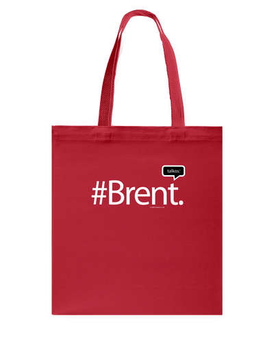 Family Famous Brent Talkos Canvas Shopping Tote