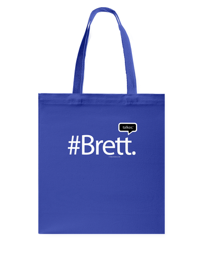 Family Famous Brett Talkos Canvas Shopping Tote