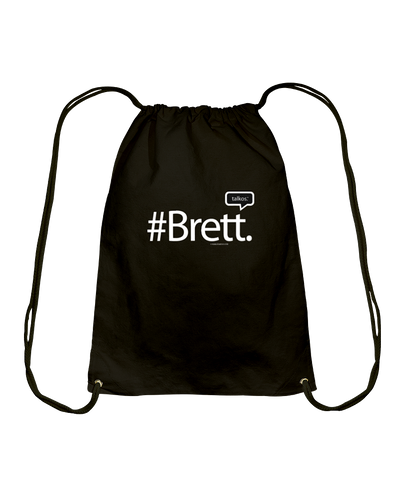 Family Famous Brett Talkos Cotton Drawstring Backpack