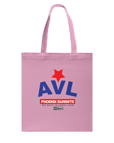 Digster AVL Phoenix Sunsets Canvas Shopping Tote