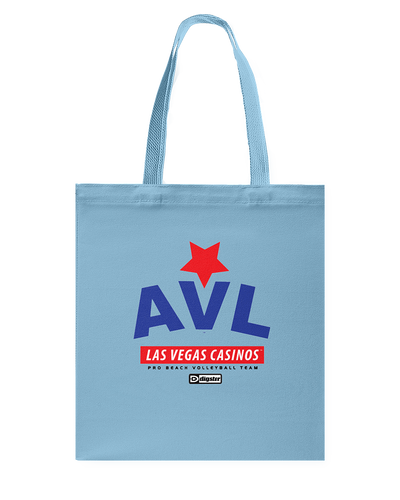 Digster AVL Las Vegas Casinos Canvas Shopping Tote