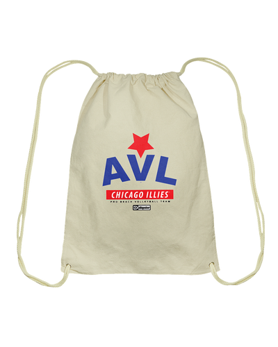 Digster AVL Chicago Illies Cotton Drawstring Backpack