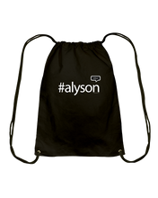 Family Famous Alyson Talkos Cotton Drawstring Backpack