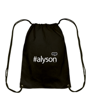 Family Famous Alyson Talkos Cotton Drawstring Backpack