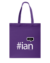 Family Famous Ian Talkos Canvas Shopping Tote