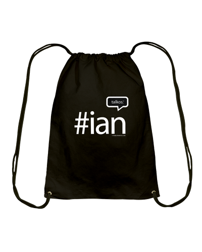 Family Famous Ian Talkos Cotton Drawstring Backpack