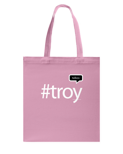 Family Famous Troy Talkos Canvas Shopping Tote