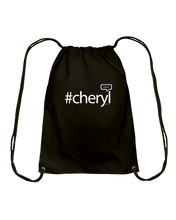 Family Famous Cheryl Talkos Cotton Drawstring Backpack