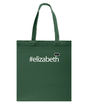 Family Famous Elizabeth Talkos Canvas Shopping Tote