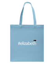 Family Famous Elizabeth Talkos Canvas Shopping Tote