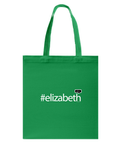 Family Famous Elizabeth Talkos Canvas Shopping Tote
