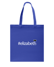 Family Famous Elizabeth Talkos Canvas Shopping Tote