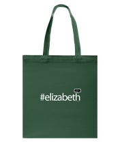 Family Famous Elizabeth Talkos Canvas Shopping Tote