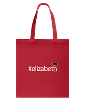 Family Famous Elizabeth Talkos Canvas Shopping Tote