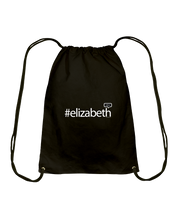 Family Famous Elizabeth Talkos Cotton Drawstring Backpack