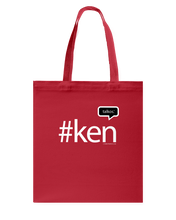 Family Famous Ken Talkos Canvas Shopping Tote