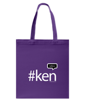 Family Famous Ken Talkos Canvas Shopping Tote