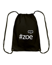Family Famous Zoe Talkos Cotton Drawstring Backpack