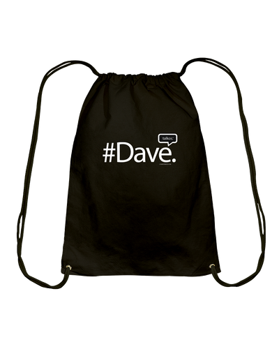 Family Famous Dave Talkos Cotton Drawstring Backpack