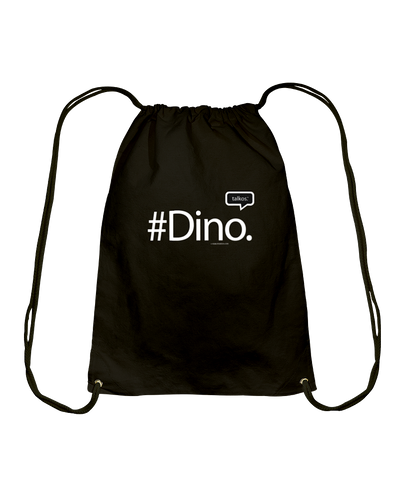 Family Famous Dino Talkos Cotton Drawstring Backpack