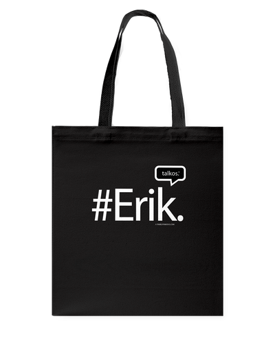 Family Famous Erik Talkos Canvas Shopping Tote