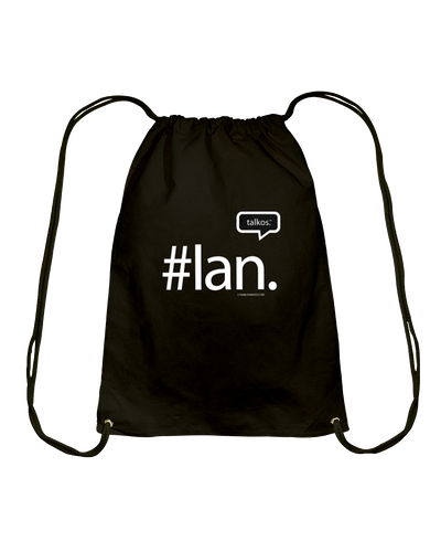 Family Famous Ian Talkos Cotton Drawstring Backpack