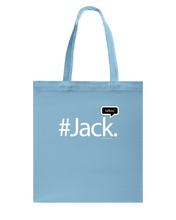 Family Famous Jack Talkos Canvas Shopping Tote