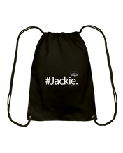 Family Famous Jackie Talkos Cotton Drawstring Backpack