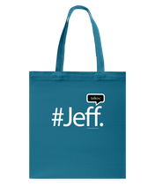 Family Famous Jeff Talkos Canvas Shopping Tote