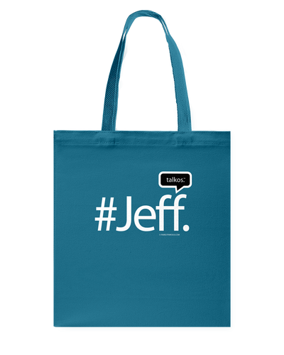 Family Famous Jeff Talkos Canvas Shopping Tote