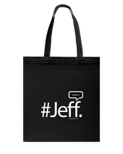 Family Famous Jeff Talkos Canvas Shopping Tote