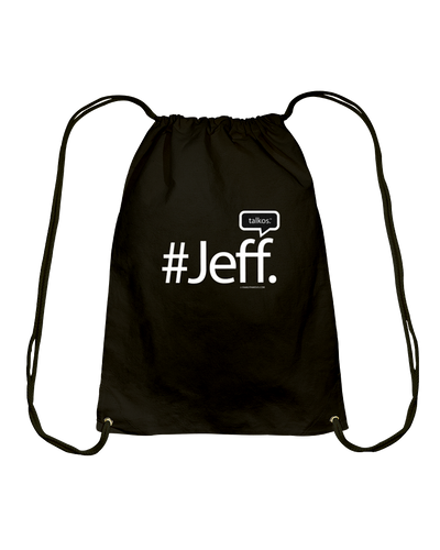 Family Famous Jeff Talkos Cotton Drawstring Backpack