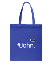 Family Famous John Talkos Canvas Shopping Tote