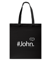 Family Famous John Talkos Canvas Shopping Tote