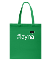 Family Famous Layna Talkos Canvas Shopping Tote