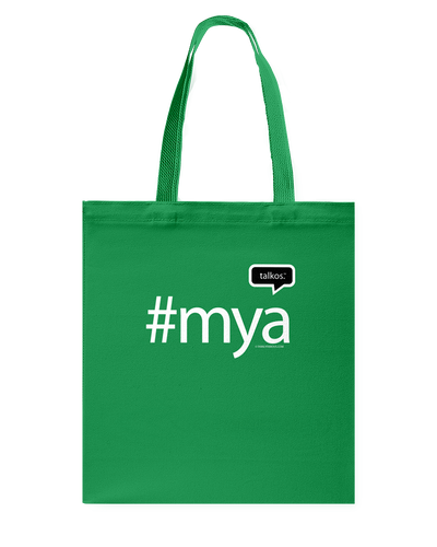 Family Famous Mya Talkos Canvas Shopping Tote