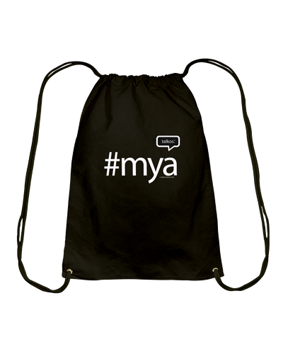 Family Famous Mya Talkos Cotton Drawstring Backpack