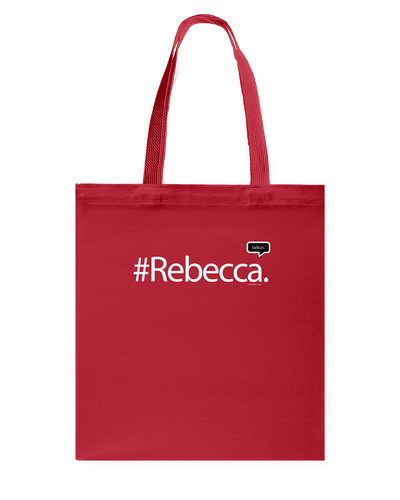 Family Famous Rebecca Talkos Canvas Shopping Tote