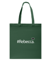 Family Famous Rebecca Talkos Canvas Shopping Tote