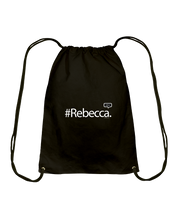 Family Famous Rebecca Talkos Cotton Drawstring Backpack